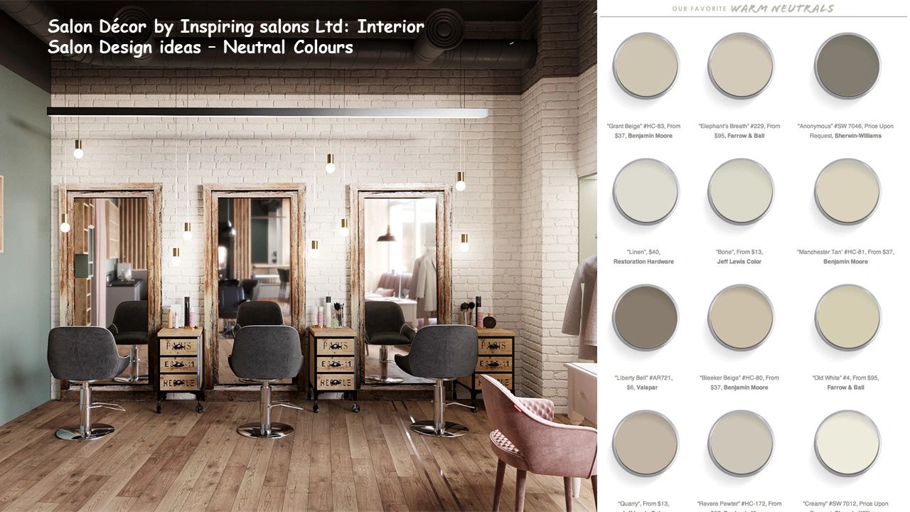 Interior Salon Design Ideas Salon Decor Using Neutral Colours